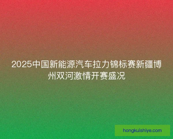 2025中国新能源汽车拉力锦标赛新疆博州双河激情开赛盛况 2025中国新能源汽车拉力锦标赛新疆博州双河激情开赛盛况